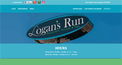 Desktop Screenshot of logansrunrestaurant.com